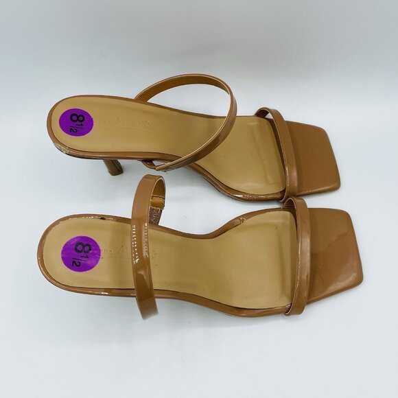 Anne Michelle Shoes Womens Size 8.5 Brown Zeal-04 Sandal Stiletto Heels Mules - Picture 3 of 11